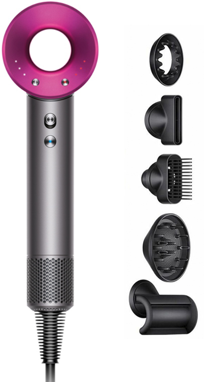 Фен Dyson Supersonic HD07, Черный/Никель детальное изображение - 6