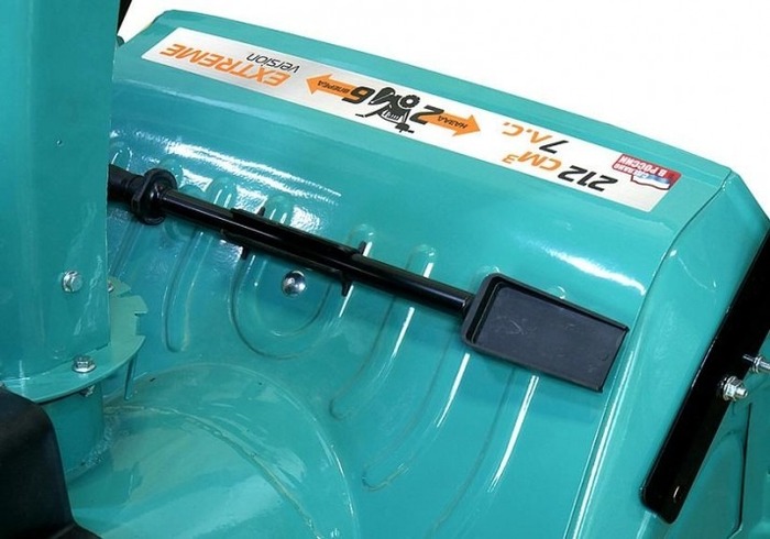 Снегоуборщик бензиновый Sturm STG7661ELR электро старт, фара, 7 л.с., 5150 Вт, Голубой/Черный №9