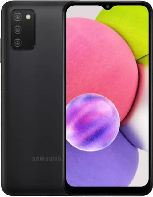 Смартфон Samsung Galaxy A03s 32 ГБ, Черный, Dual nano SIM детальное изображение - 1
