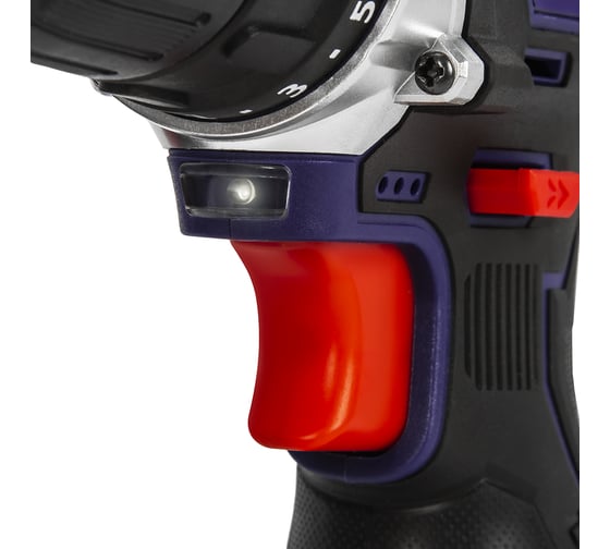 Дрель аккумуляторная безударная ПУЛЬСАР ДА 12-23 (Li-on, 2 акк, 1,3 кг,коробка) 923-088, 12 В, 23 Нм, 1,5 А·ч детальное изображение - 4