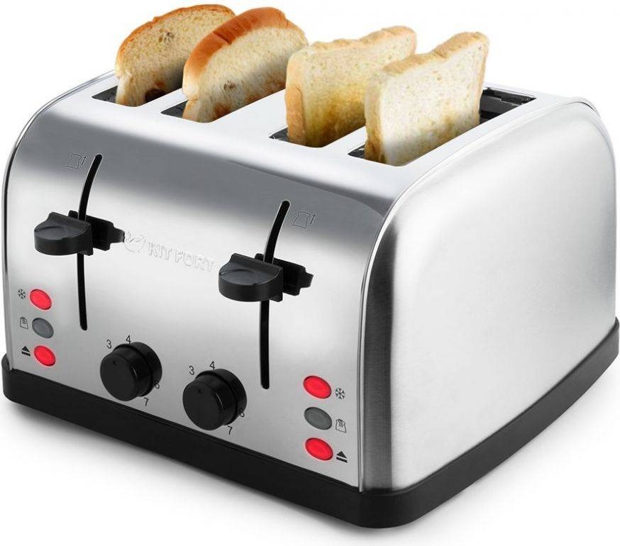 Тостер Kitfort КТ-2016, Серебряный детальное изображение - 2