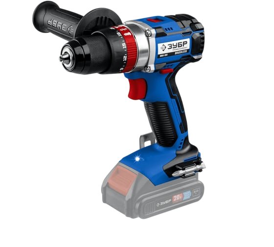 Бесщеточная ударная дрель-шуруповерт ЗУБР Профессионал DBS-201, 20 В, 70 Нм детальное изображение - 2