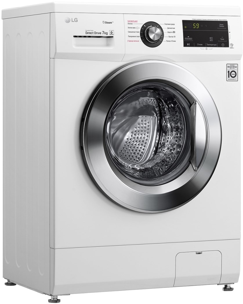 Стиральная машина LG F2J3HS2W, Белый детальное изображение - 3
