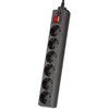 Сетевой фильтр Perfeo PF_A4672, 3 м, Черный вариант - 1