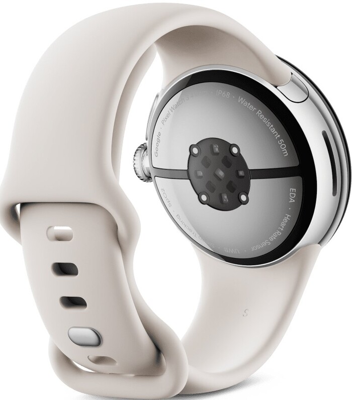 Смарт-часы Google Pixel Watch 3 41 мм, Серебристый, Hazel Active Band №2
