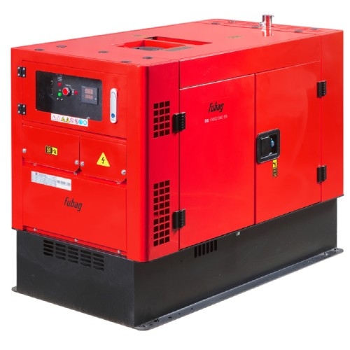 Генератор дизельный с воздушным охлаждением FUBAG DS 15000 DAC ES 646227, в кожухе, 11 кВт, Красный детальное изображение - 2