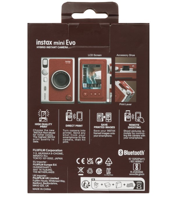 Фотоаппарат Fujifilm Instax Mini Evo, Коричневый детальное изображение - 8