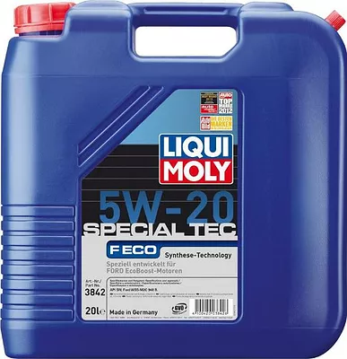 Моторное масло Liqui Moly Special Tec F ECO 5W-20, 3842, 20 л  детальное изображение - 1