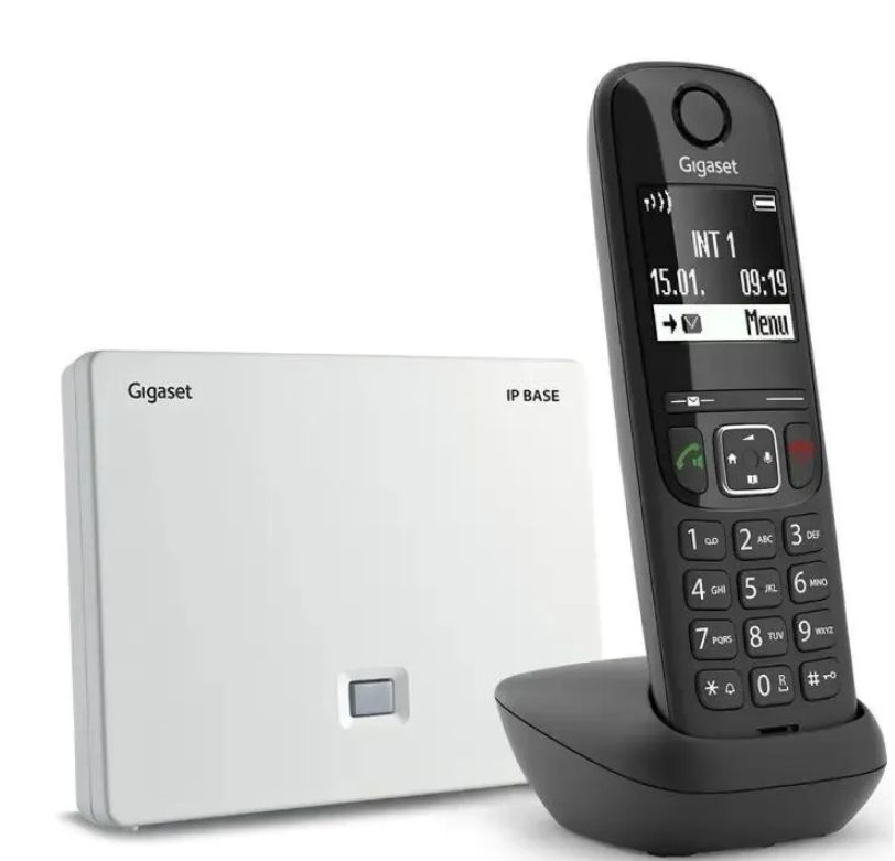 VoIP-телефон Gigaset AS690A IP Base, Черный детальное изображение - 1