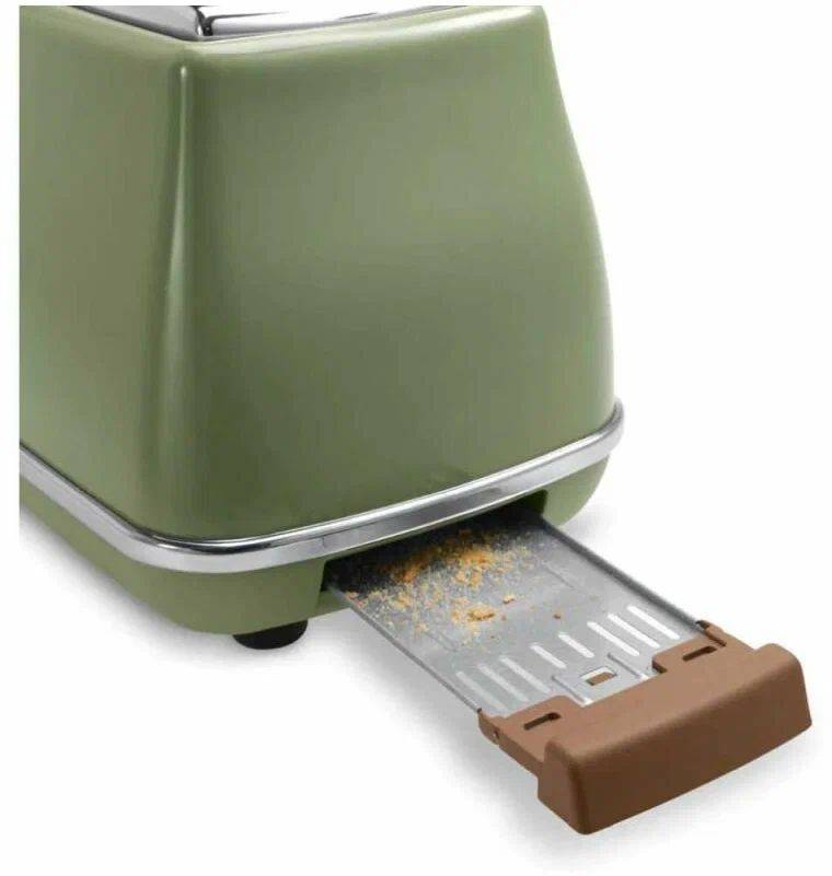 Тостер DeLonghi CTOV2103.GR, Зеленый детальное изображение - 4