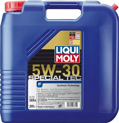 Моторное масло Liqui Moly Special Tec F 5W-30, 3854, 20 л  детальное изображение - 1