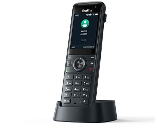 VoIP-телефон Yealink AX83H Wi-Fi Handset, Черный детальное изображение - 1