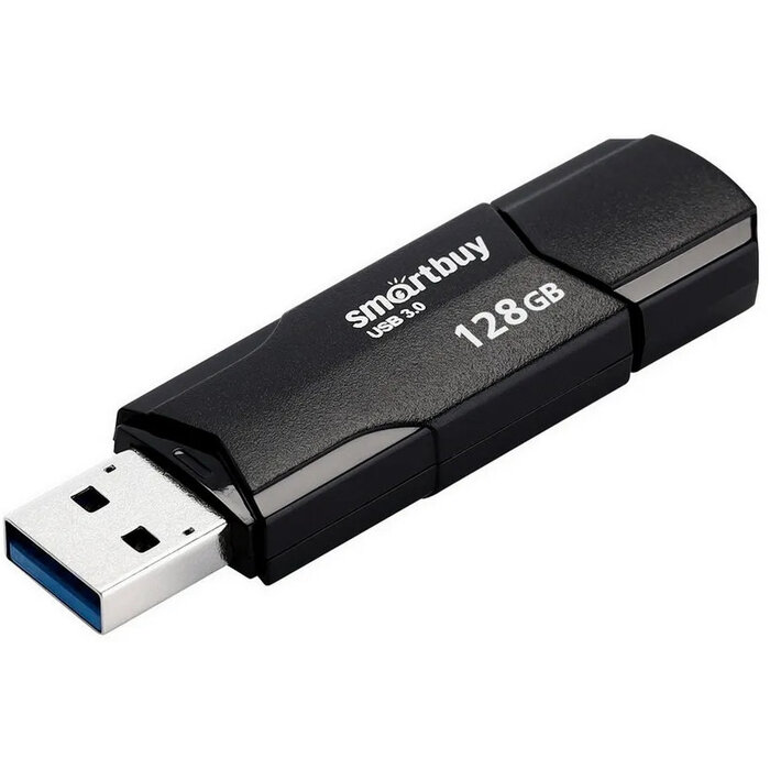 USB Flash накопитель SmartBuy  (SB128GBCLU-K3) 128 ГБ, черный №1