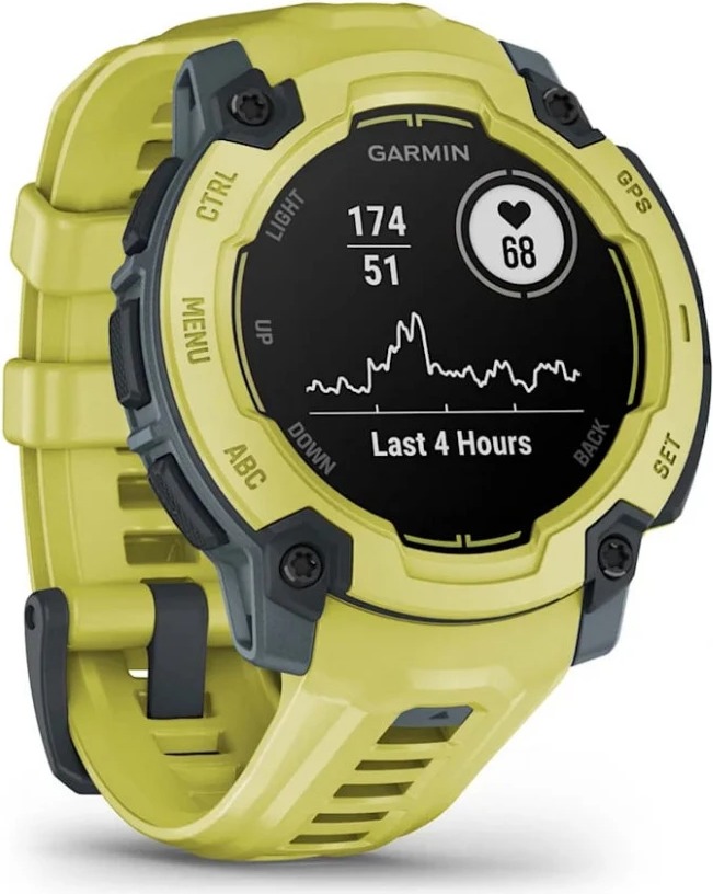 Смарт-часы Garmin Instinct E Limited edition, 45 мм, Electric Lime with Electric Lime Band, Желтый детальное изображение - 4