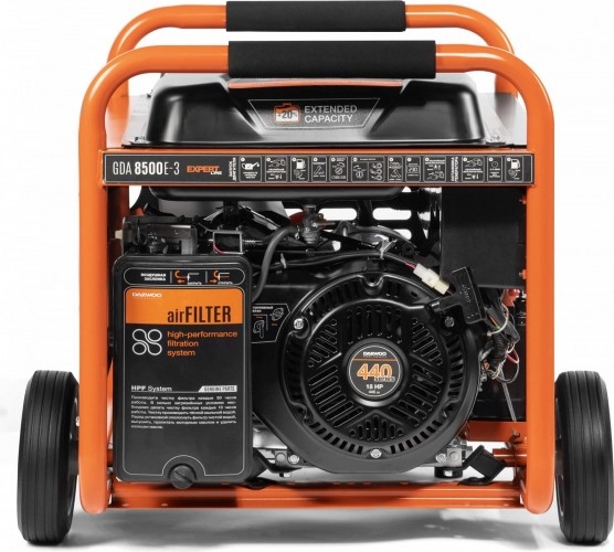Генератор бензиновый DAEWOO GDA 8500E-3, 7 кВт, Оранжевый детальное изображение - 5