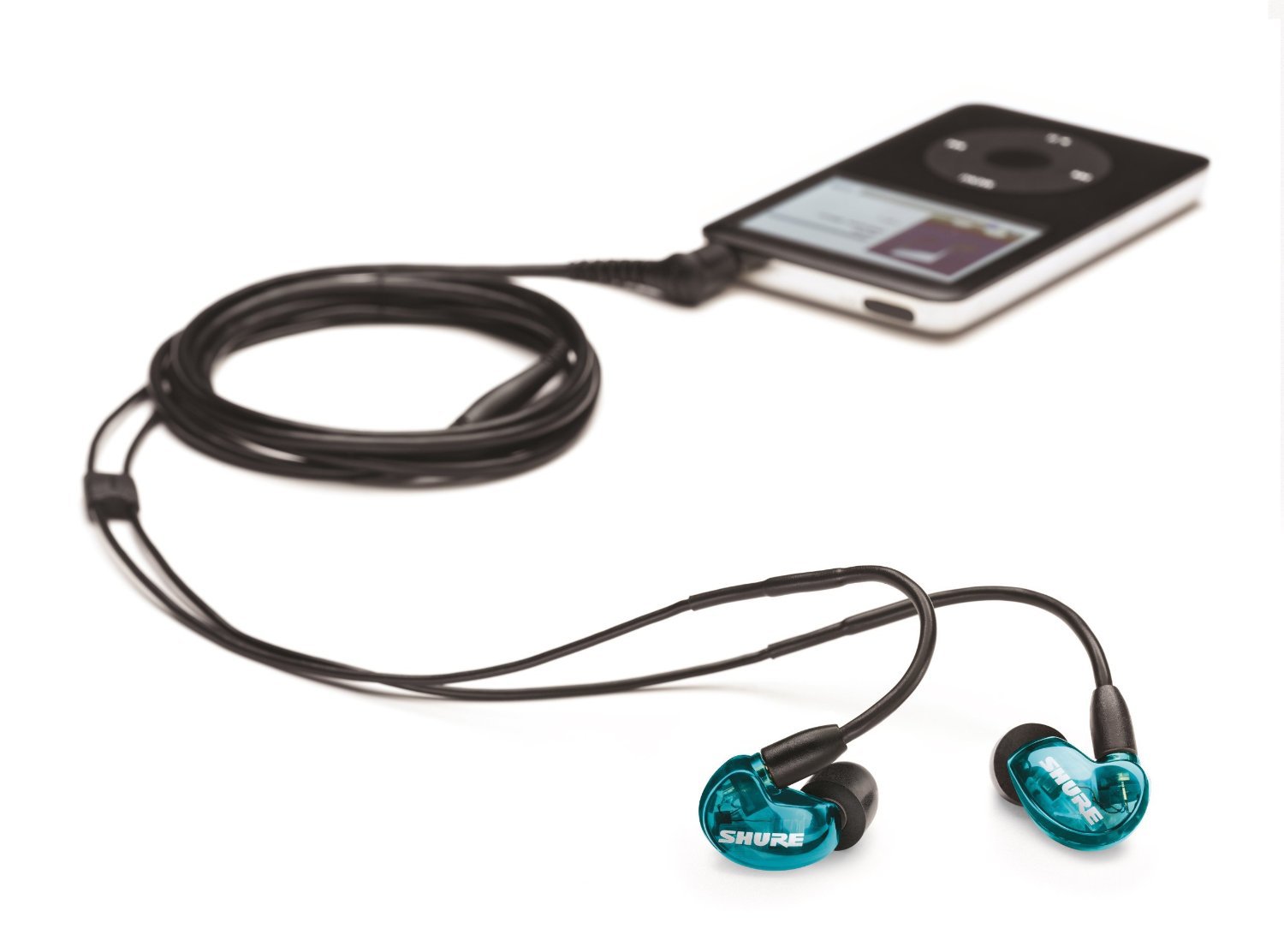 Проводные наушники Shure SE215, Голубой детальное изображение - 3