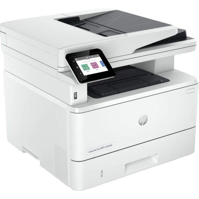 МФУ HP LaserJet Pro 4103fdn, 2Z628A, Белый детальное изображение - 1