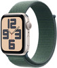Умные часы Apple Watch Series SE 2024 40 мм, Starlight Aluminium Case, Lake Green Sport Loop вариант - 1