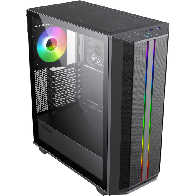 Корпус GameMax T808 Precision COC, Черный детальное изображение - 2