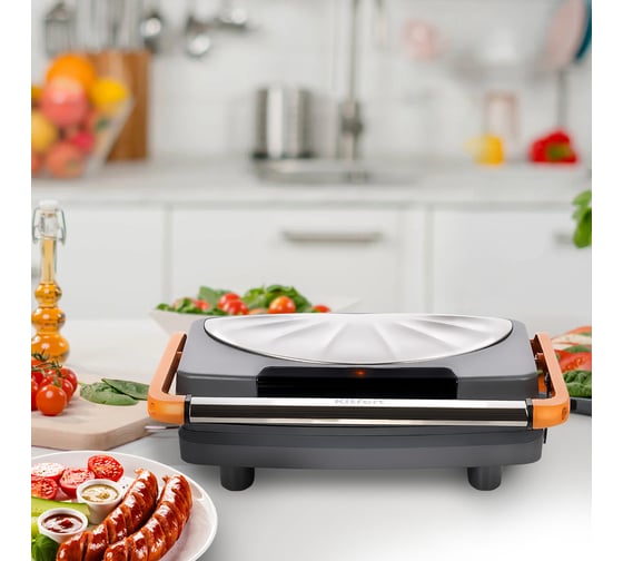 Бутербродница KITFORT КТ-3625, Серебряный детальное изображение - 4