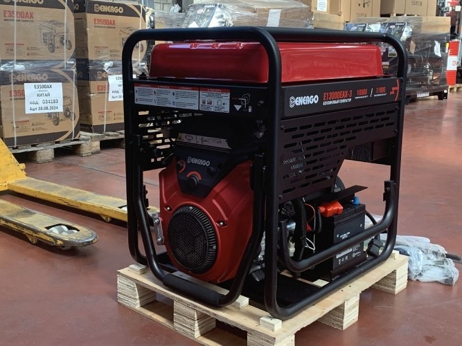 Генератор бензиновый ENERGO E13000EAX-3 000034191, 10 кВт, Красный детальное изображение - 2