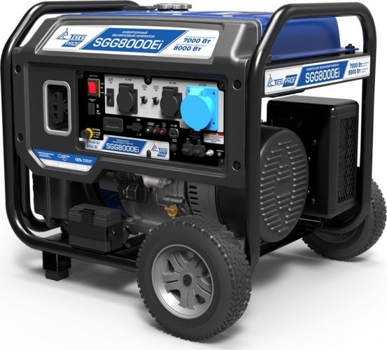 Генератор бензиновый ТСС SGG 8000Ei 060034, 7 кВт, Синий детальное изображение - 2