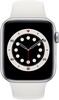 Умные часы Apple Watch Series 6 44 мм, GPS, Silver Aluminium Case with White Sport Band, Серебристый/Белый вариант - 2