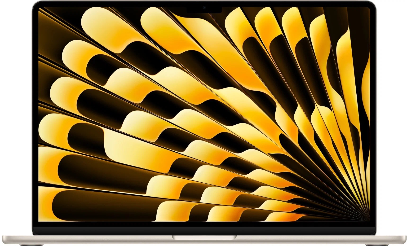 Ноутбук Apple MacBook Air 15 на M2, RAM 16 ГБ, Starlight, SSD 256 ГБ, Apple graphics 10-core детальное изображение - 1