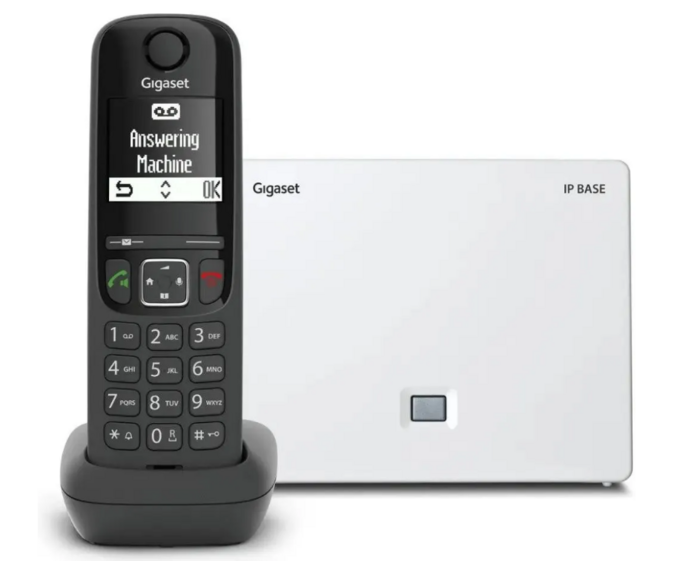 VoIP-телефон Gigaset AS690A IP Base, Черный №2