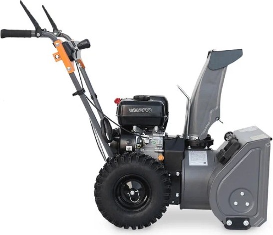 Снегоуборщик бензиновый VILLARTEC WB5556, 5.5 л.с., 4200 Вт, Серый/Оранжевый детальное изображение - 4