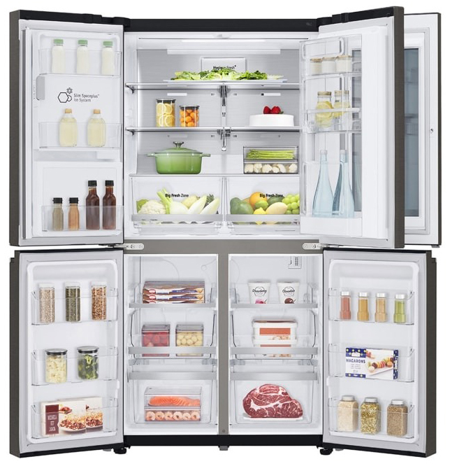 Холодильник LG GR-X24FMKBL, Черный детальное изображение - 3