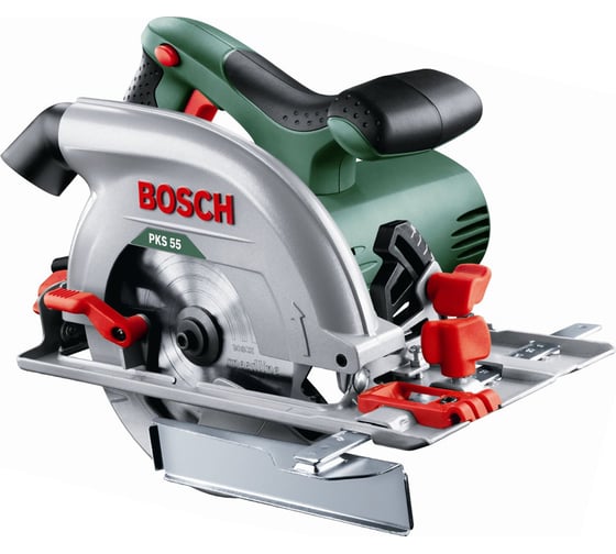 Дисковая пила BOSCH PKS 55, 160 мм, 5600 об/мин, 1200 Вт детальное изображение - 1
