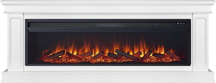 Каминокомплект Royal Flame Geneva 60 с очагом Vision 60 LOG LED, Белый №1