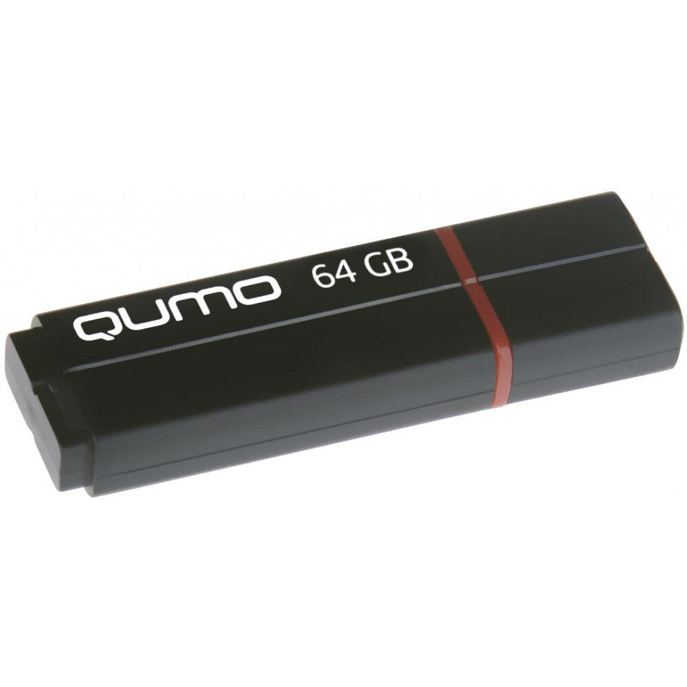 USB Flash накопитель QUMO Speedster 64 ГБ, черный детальное изображение - 1