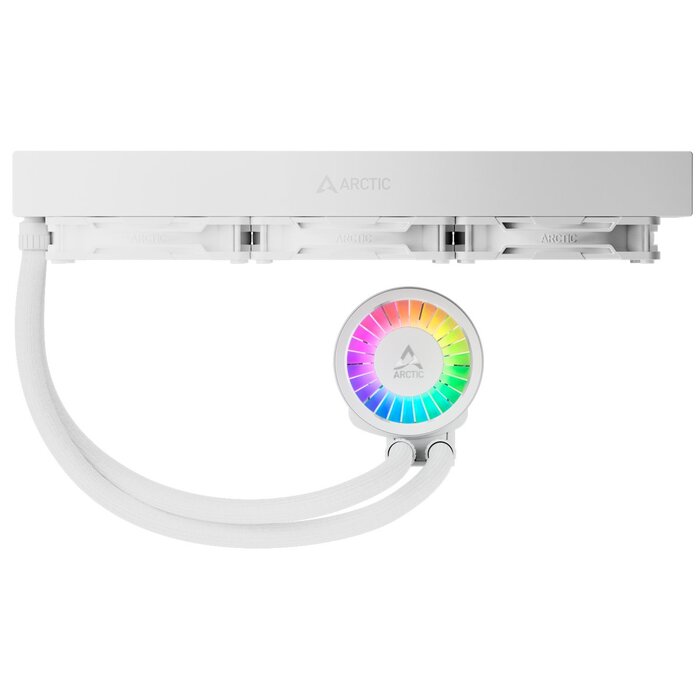Система жидкостного охлаждения Arctic Cooling Liquid Freezer III Pro 360 ARGB, Белый №3