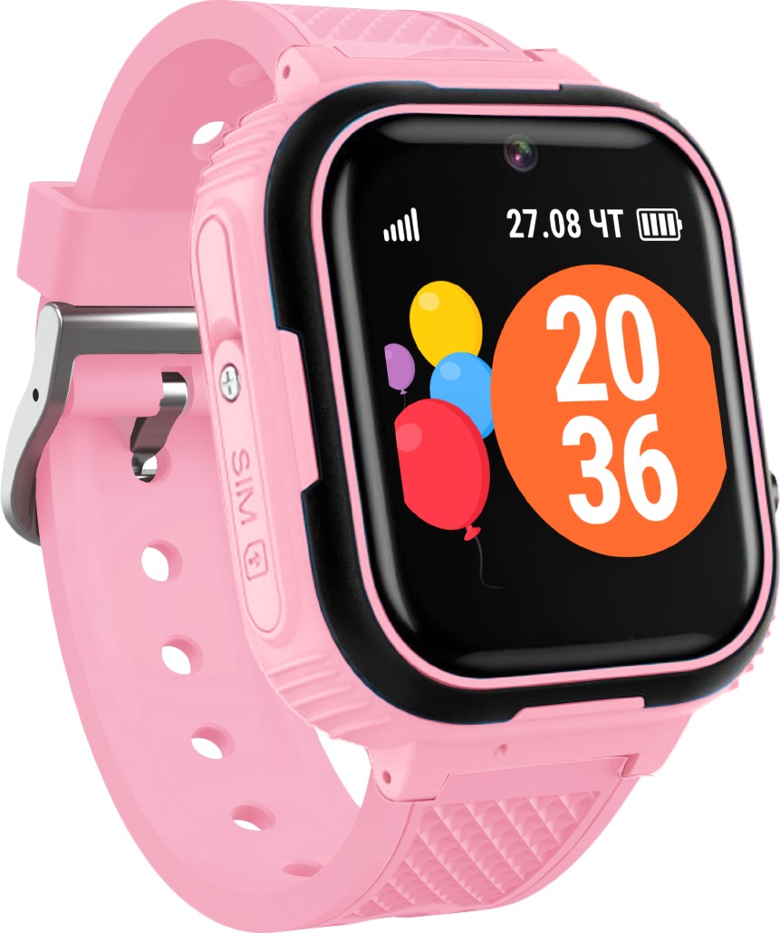 Детские умные часы Geozon Junior, 37 мм, Розовый детальное изображение - 2