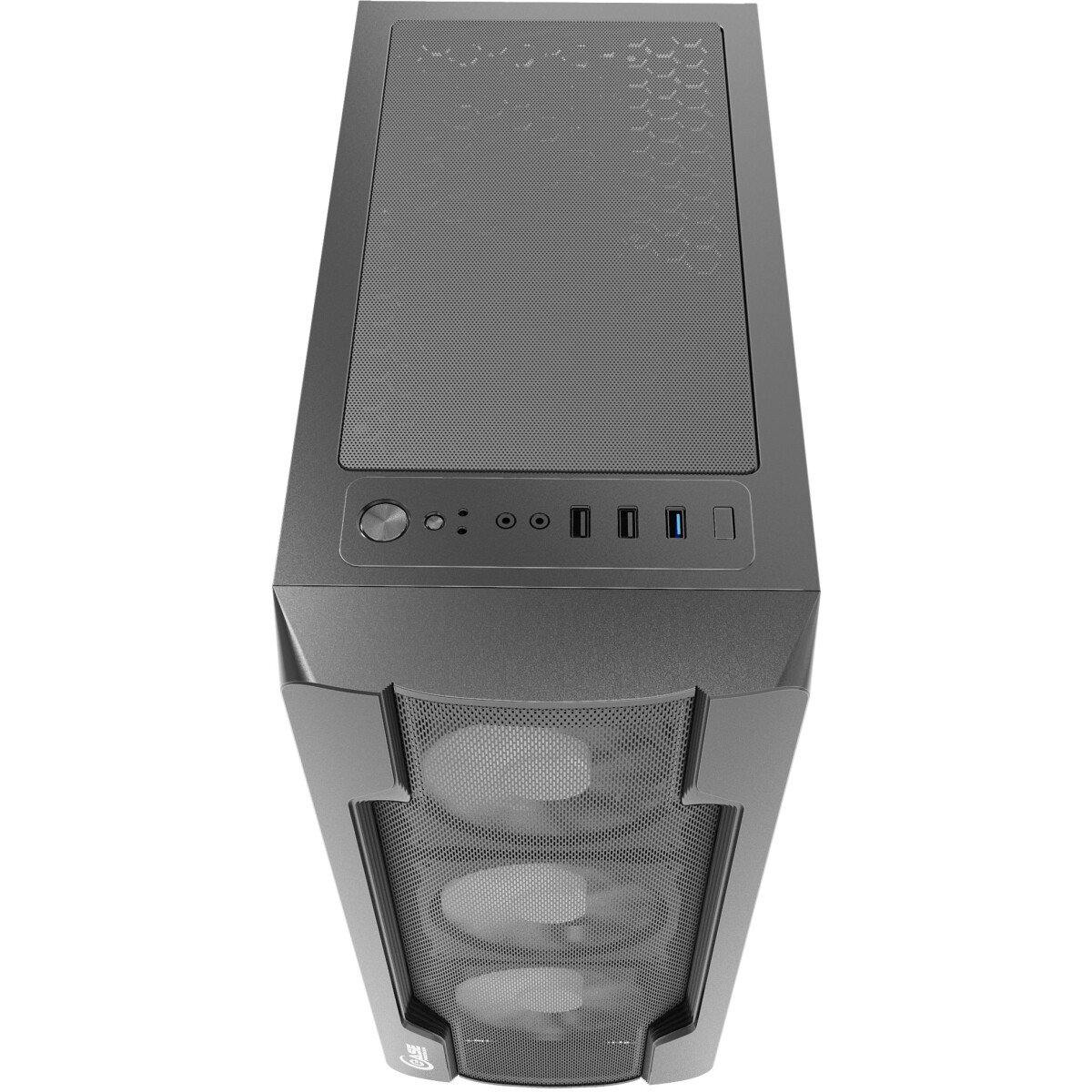 Корпус Powercase Mistral X4 Mesh, Черный детальное изображение - 5