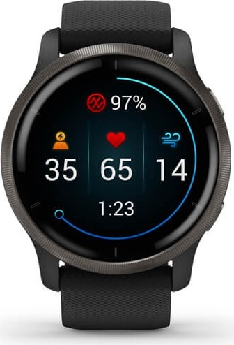 Смарт-часы Garmin Venu 2S, Черный детальное изображение - 2