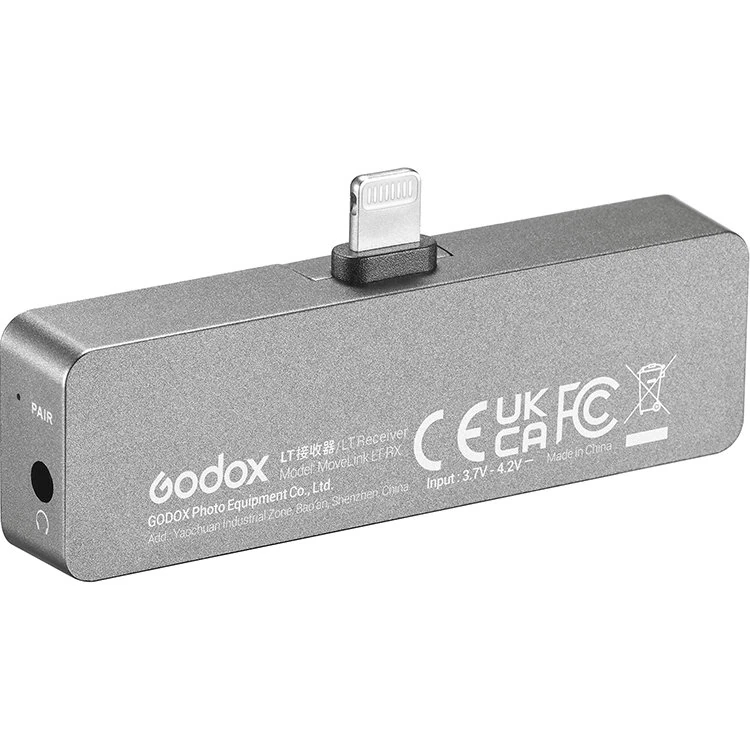 Радиосистема Godox MoveLink LT2 (Lightning), Черный детальное изображение - 3