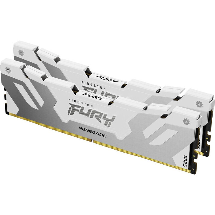 Оперативная память Kingston Fury Renegade White DDR5 6400MHz, KF564C32RWK2-32, 2x16 Гб KIT, 32 Гб №2