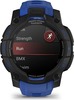 Смарт-часы Garmin Instinct 3 Amoled, Black with Black/Bolt Blue Silicone Limited edition, 45 мм, Синий вариант - 4