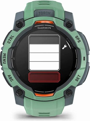 Смарт-часы Garmin Instinct 3 Amoled Neo Tropic, 45 мм, Зеленый детальное изображение - 2