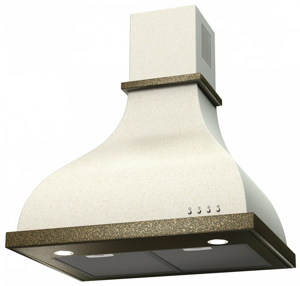 Вытяжка Krona ALISA 600 electronic, Золотой структурный детальное изображение - 1