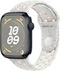 Умные часы Apple Watch Series 9 Midnight Aluminum Case with Nike Sport Band Pure Platinum, 45 mm, Чистая платина вариант - 1