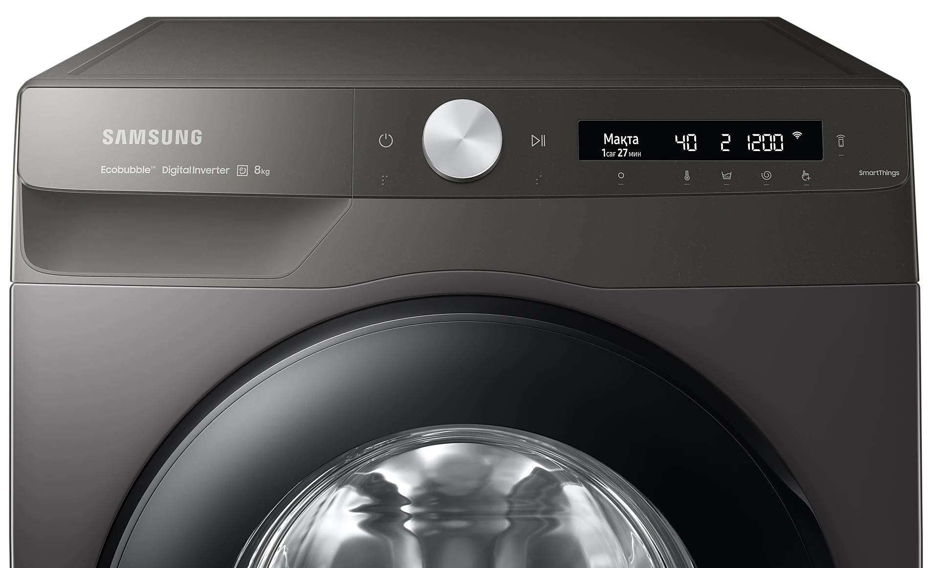 Стиральная машина Samsung WW80A6S24AN, Графит детальное изображение - 4