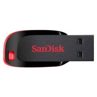 USB Flash накопитель SanDisk Cruzer Blade (SDCZ50-064G-B35) 64 ГБ, черный детальное изображение - 1