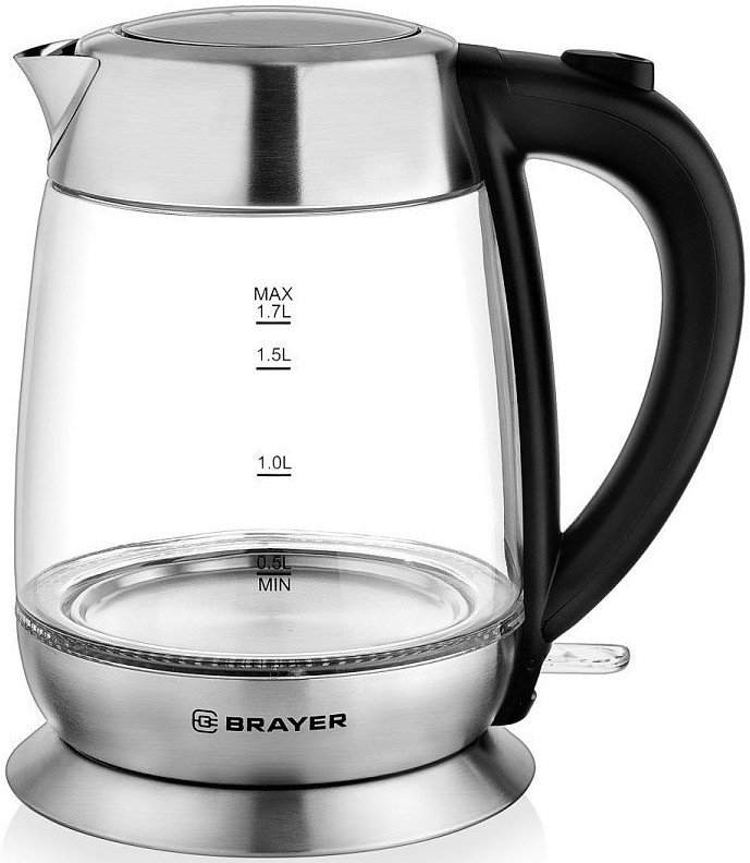 Электрический чайник Brayer BR1010 1.7 л, Черный детальное изображение - 1