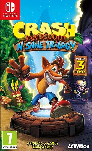 Игра Crash Bandicoot N. Sane Trilogy для Nintendo Switch детальное изображение - 1