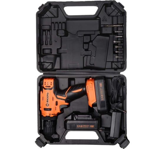 Аккумуляторная дрель-шуруповерт Вихрь ДА-18Л-2К 72/14/9, 18 В, 45 Нм, 2 А·ч детальное изображение - 10