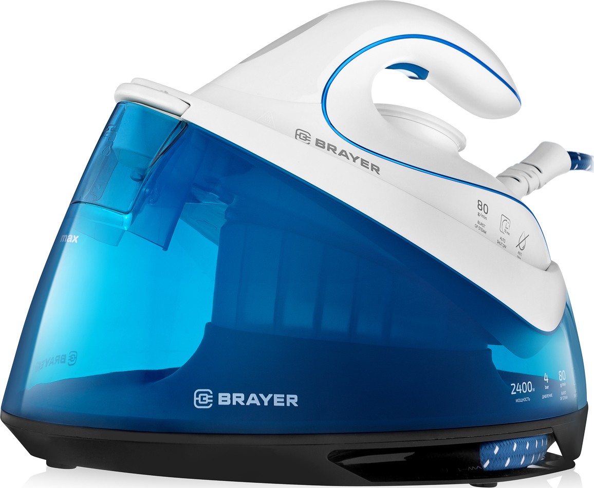 Утюг с парогенератором Brayer BR4150, Синий детальное изображение - 2